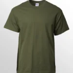 Image of GILDAN Ultra Cotton T Shirt, GILDAN 2000 Unisex Round Neck Adult T-Shirt in Military Green