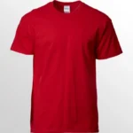 Image of GILDAN Ultra Cotton T Shirt, GILDAN 2000 Unisex Round Neck Adult T-Shirt in Red