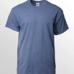 Image of GILDAN Ultra Cotton T Shirt, GILDAN 2000 Unisex Round Neck Adult T-Shirt in Heather Indigo