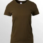 Image of GILDAN Premium Cotton T Shirt for women, GILDAN 76000L Ladies T-Shirt in Chestnut