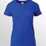 Image of GILDAN Premium Cotton T Shirt for women, GILDAN 76000L Ladies T-Shirt in Sport Royal