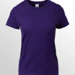 Image of GILDAN Premium Cotton T Shirt for women, GILDAN 76000L Ladies T-Shirt in Purple