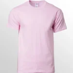 Image of GILDAN Premium Cotton T Shirts, GILDAN 76000 Unisex Round Neck T-Shirts in Light Pink