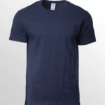 Image of GILDAN Premium Cotton T- Shirts, GILDAN 76000 Unisex Round Neck T-Shirts in Navy