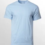 Image of GILDAN Premium Cotton T- Shirts, GILDAN 76000 Unisex Round Neck T-Shirts in Light Blue