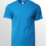 Image of GILDAN Premium Cotton T- Shirts, GILDAN 76000 Unisex Round Neck T-Shirts in Sapphire