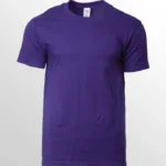 Image of GILDAN Premium Cotton T- Shirts, GILDAN 76000 Unisex Round Neck T-Shirts in Purple