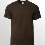 Image of GILDAN Premium Cotton T- Shirts, GILDAN 76000 Unisex Round Neck T-Shirts in Dark Chocolate