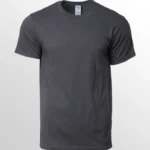 Image of GILDAN Premium Cotton T- Shirts, GILDAN 76000 Unisex Round Neck T-Shirts in Dark Heather