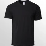 Image of GILDAN Premium Cotton T- Shirts, GILDAN 76000 Unisex Round Neck T-Shirts in Black