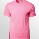 Image of GILDAN Premium Cotton T Shirts, GILDAN 76000 Unisex Round Neck T-Shirts in Safety Pink