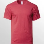 Image of GILDAN Premium Cotton T Shirts, GILDAN 76000 Unisex Round Neck T-Shirts in Heather Red