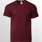 Image of GILDAN Premium Cotton T Shirts, GILDAN 76000 Unisex Round Neck T-Shirts in Maroon