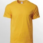 Image of GILDAN Premium Cotton T Shirts, GILDAN 76000 Unisex Round Neck T-Shirts in Gold