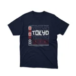 Apparel by Cetakshop Tokyo Urban Graphic Tee - city life and style. in Navy.