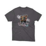 Apparel by Cetakshop Vintage Boombox Graphic Tee - retro-inspired fashion in Dark Heather