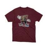 Apparel by Cetakshop Vintage Boombox Graphic Tee - retro-inspired fashion in Maroon