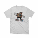 Apparel by Cetakshop Vintage Boombox Graphic Tee - retro-inspired fashion in White