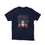 Apparel by Cetakshop Inari Okami Graphic Tee - divine Shinto spirit. in Navy.