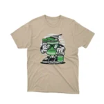 Apparel by Cetakshop Mr Paint Character graphic tee, featuring a stylized design on a Sand background.