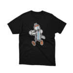 Apparel by Cetakshop Retro Spray Bottle Cartoon Graphic Tee - unique and playful apparel in Black The image shows a spray can on skate graphic tees.