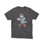 Apparel by Cetakshop Retro Spray Bottle Cartoon Graphic Tee - unique and playful apparel in Dark Heather