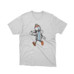 Apparel by Cetakshop Retro Spray Bottle Cartoon Graphic Tee - unique and playful apparel in White