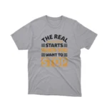 Apparel by Cetakshop Motivational Workout Quote Graphic Tee - stay motivated in style. in Sport Grey.