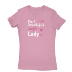 Empowering single lady slogan T-shirt for women in Azeala, by Apparel by Cetakshop.