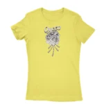 Queen and rose design T-shirt for women in Daisy, by Apparel by Cetakshop.