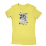 Stylish daisy T-shirt for women with unique design, available at Apparel by Cetakshop.