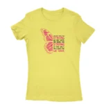 Stylish daisy T-shirt for women with unique design, available at Apparel by Cetakshop.