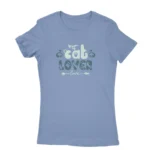 Stylish carolina blue T-shirt for women with unique design, available at Apparel by Cetakshop.