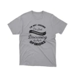 A Sport Passionate Opinions graphic tee, ideal for the expressive individual, from Apparel by Cetakshop.