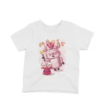 Magical Bear Tee by Apparel by Cetakshop. A bear performing magic tricks on a kids White t-shirt, casting a spell of style.