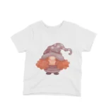 Mystical Gnome Tee by Apparel by Cetakshop. A Gnome character on a kids White t-shirt, conjuring up style and fun.