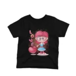Enchanting Black t-shirt for kids with a love potion design, brought to you by Apparel by Cetakshop, for a magical addition to your little one's attire.