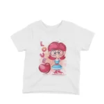 Love Potion Magic Tee by Apparel by Cetakshop. Enchanting White t-shirt for kids with a love potion design, brought to you, for a magical addition to your little one's attire.
