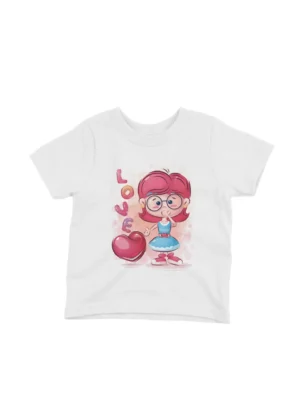 Love Potion Magic Tee by Apparel by Cetakshop. Enchanting White t-shirt for kids with a love potion design, brought to you, for a magical addition to your little one's attire.