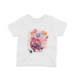 Pomegranate Superhero Tee by Apparel by Cetakshop. Children’s White t-shirt with a pomegranate character as a superhero, complete with explosion effects, from Apparel by Cetakshop.