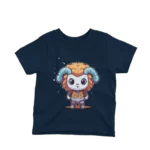 Astronaut Sheep kids t-shirt design from Apparel by Cetakshop on a navy background.