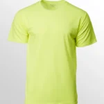 Image of Crossrunner Dry Pique Sport T Shirt, CRR 3600 Round Neck T-Shirt in Neon Green