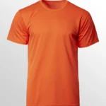 Image of Crossrunner Dry Pique Sport T Shirt, CRR 3600 Round Neck T-Shirt in Orange