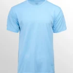 Image of Crossrunner Dry Pique Sport T Shirt, CRR 3600 Round Neck T-Shirt in Sky