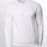 Image of GILDAN Crewneck Sweatshirt, GILDAN 88000 Adult Crewneck Sweatshirt (UNISEX) in White