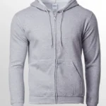 Image of GILDAN Unisex Full Zip Hoodie Sweatshirt, GILDAN 88600 Adult Unisex Full Zip Hooded Sweatshirt in Sport Grey