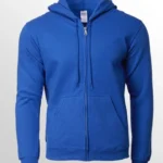 Image of GILDAN Unisex Full Zip Hoodie Sweatshirt, GILDAN 88600 Adult Unisex Full Zip Hooded Sweatshirt in Royal