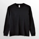 Image of GILDAN HAMMER Long Sleeve T Shirt, GILDAN HAMMER 4HA00 Adult Long Sleeved T-Shirt in 210gsm (UNISEX) in Black