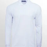 Image of North Harbour Long  Sleeve with collar, NHB24400 (UNISEX) in White