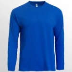 Image of North Harbour Round Neck Long Sleeve Plain T shirt, NHR11400 (UNISEX) in Royal